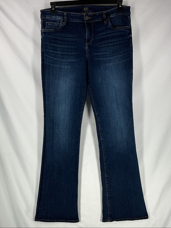 Kut from the Kloth Denim - Kut from the Kloth Baby Bootcut Jeans 14S Dark Wash High Rise Stretch Denim Slim